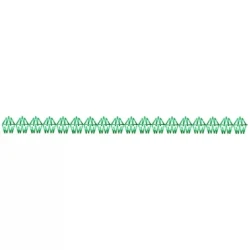 Motif Leaf Embroidery Continous Border Design