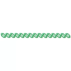 Motif Leave Seamless Embroidery Border Design