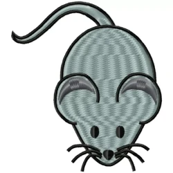 Mouse Embroidery Design