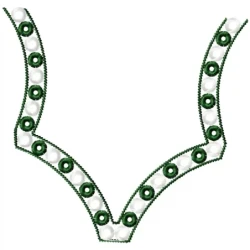 Neckline Design For Embroidery