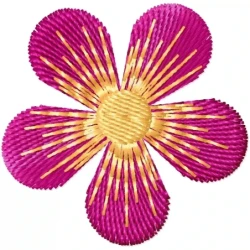 New 2x2 Purple Flower Design