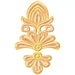 New 4x4 Floral Machine Embroidery Pattern Design