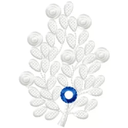 New Floral Butta Machine Embroidery Design