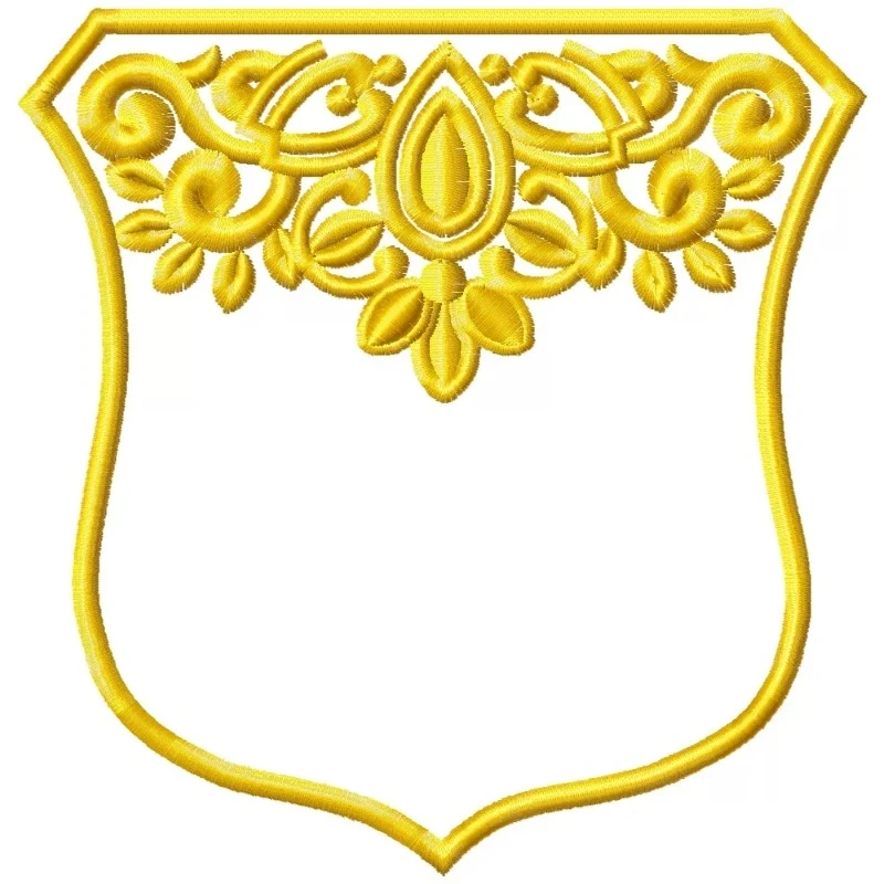 New Frame With Floral Machine Embroidery Design