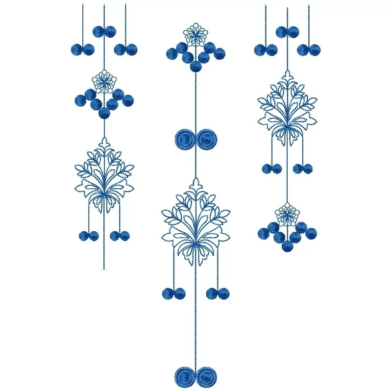 New Outline Pattern Neckline Embroidery For Kurtis