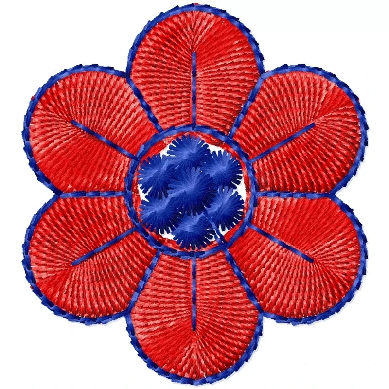 New Simple Flower Design For Your Machine