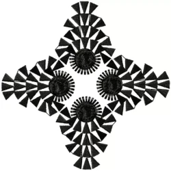 New Single Color Floral Machine Embroidery Design