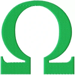 Omega Embroidery Design