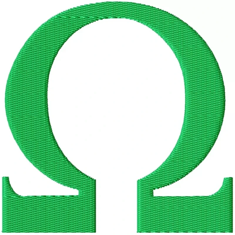 Omega Embroidery Design