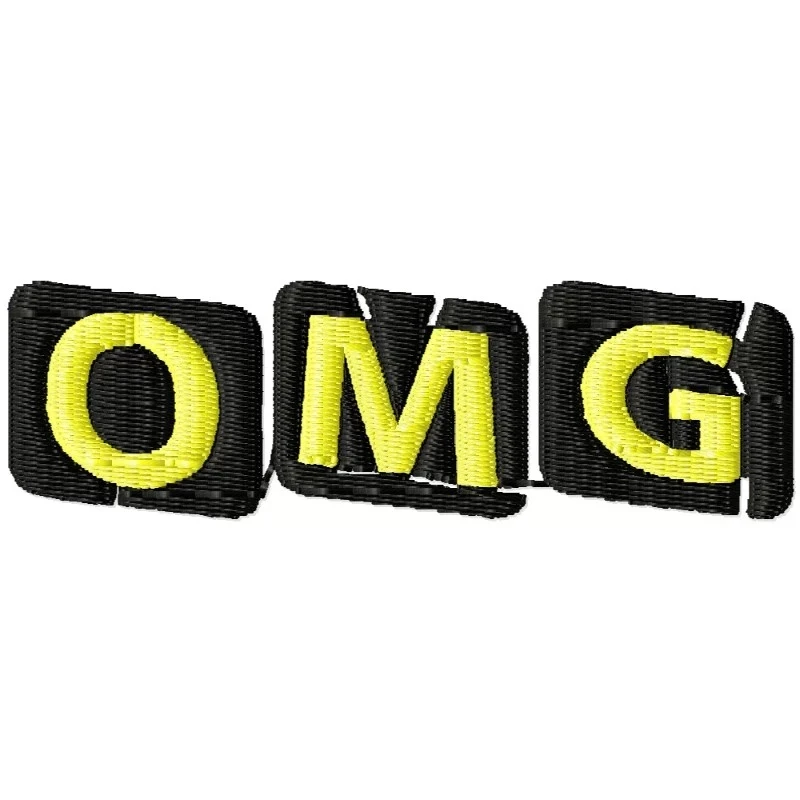 OMG Embroidery Design