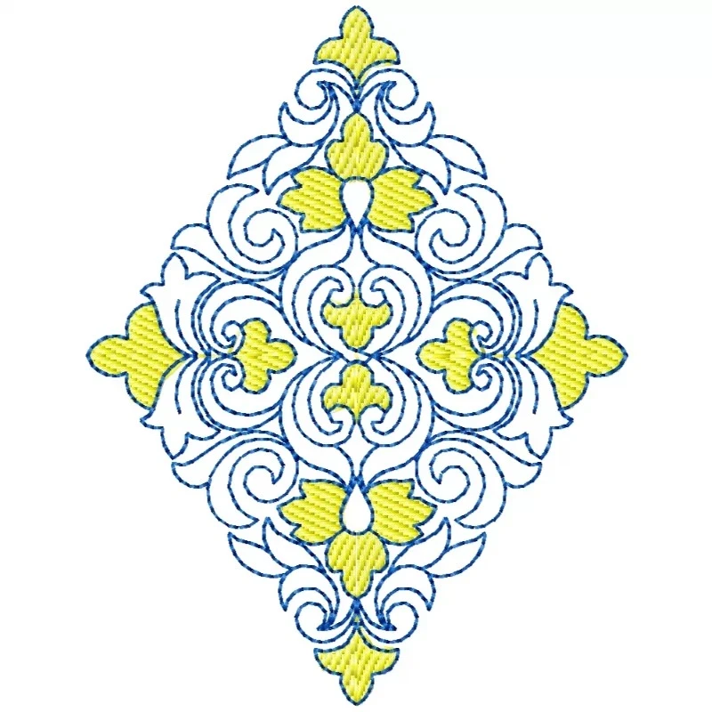 Ornament Machine Embroidery Design