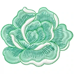 Outline  Art Rose Embroidery Design