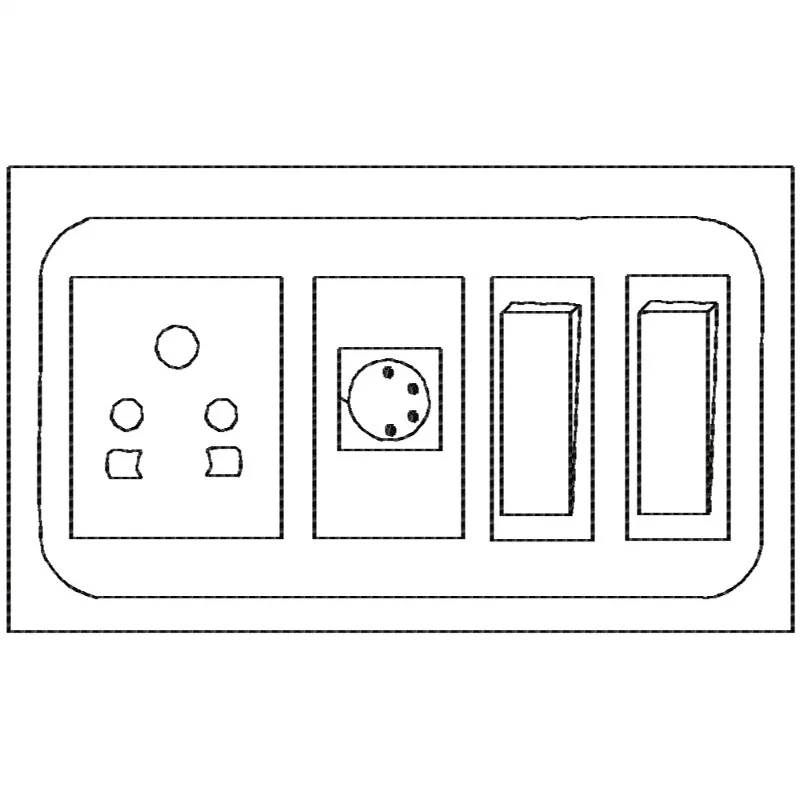 Outline Electric Board Embroidery Design