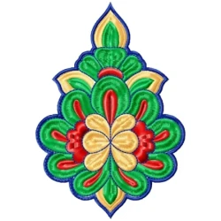 Patch Embroidery Pattern Design