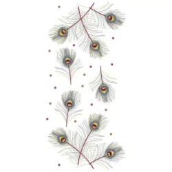 Peacock Daman Dupatta Embroidery Design