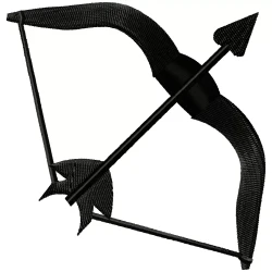 Silhouette Bow & Arrow...