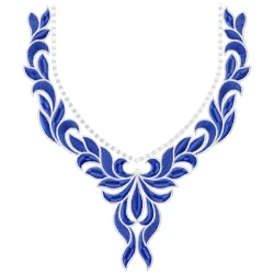 Small Elegant Indian Neckline Embroidery Design