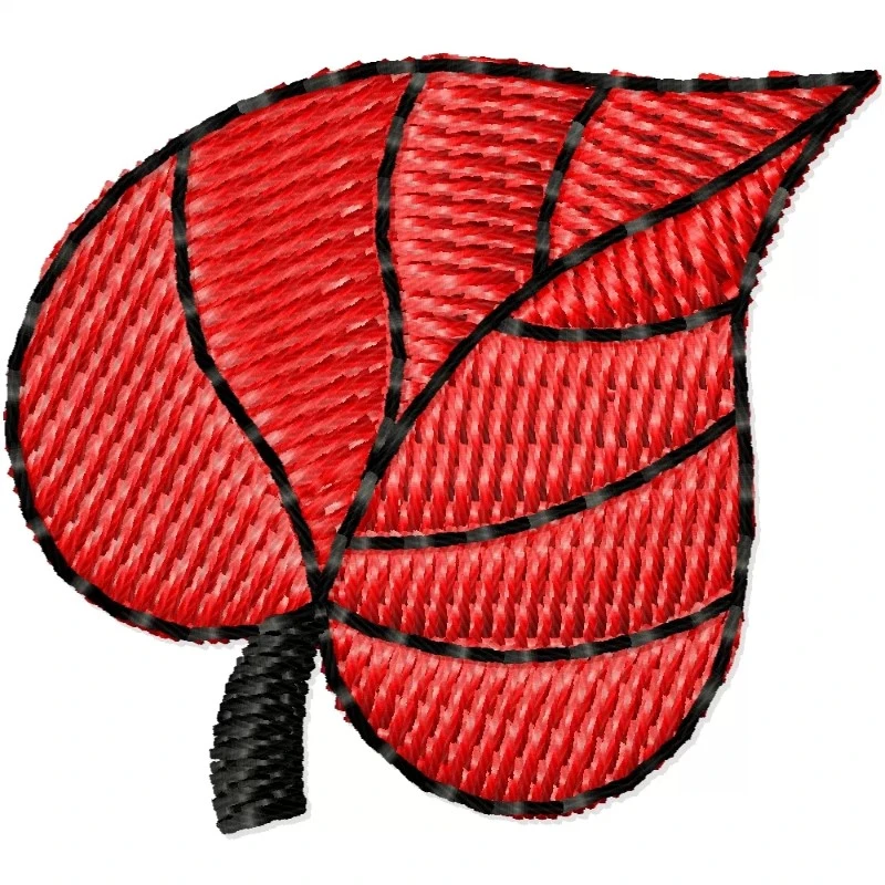 Small 2x2 Circle Flora Embroidery Pattern