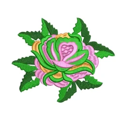 Wild Rose Flower Embroidery...