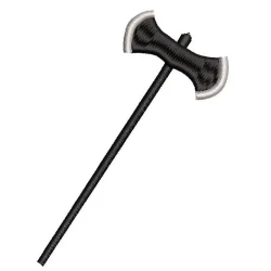 Halloween Axe Embroidery Design