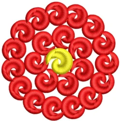 Abstract Floral Embroidery...