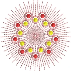 Abstract Circles Embroidery...
