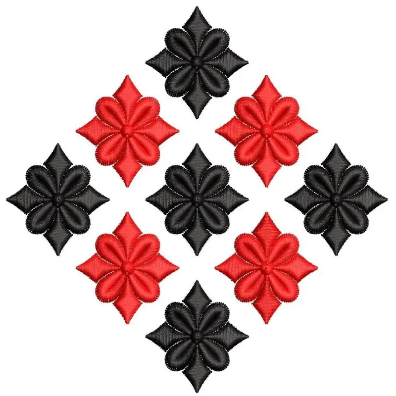 Florals Machine Embroidery Design Freebie