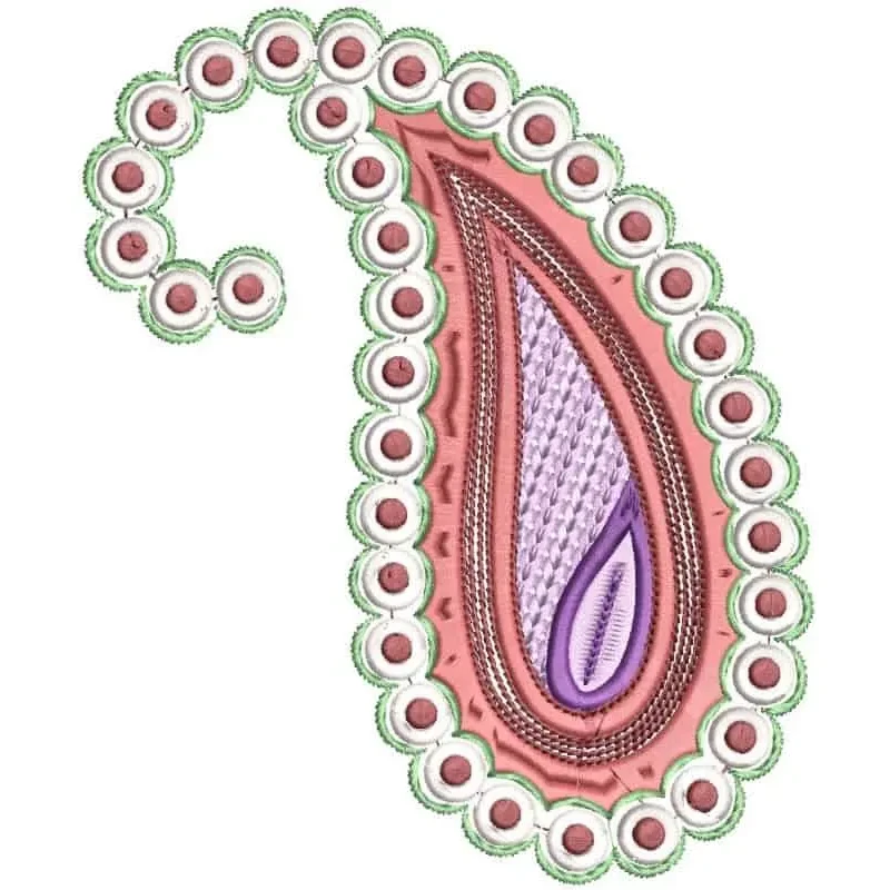 Beautiful Paisley Embroidery Design 2024