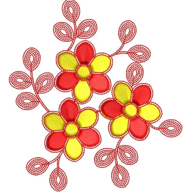 Free Flowers Lineart Freebie Design