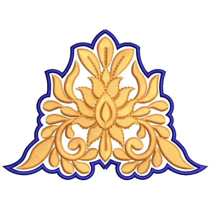 Abstract Shapes Indian Patch Free Design