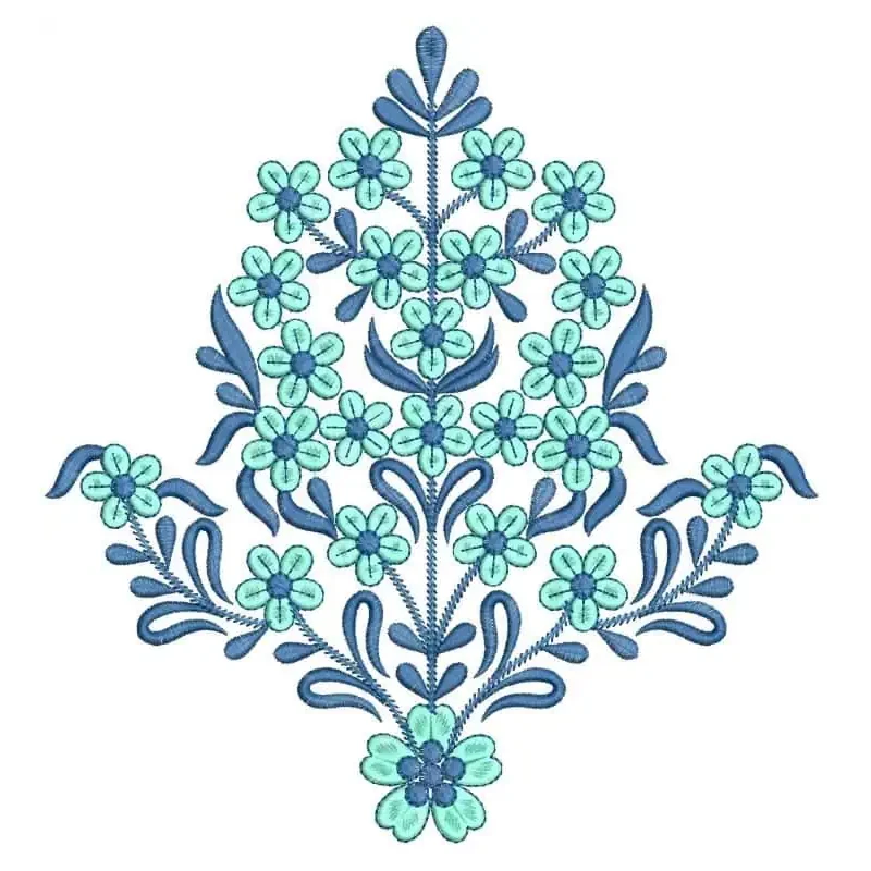 Large & Beautiful Floral Butta Freebie