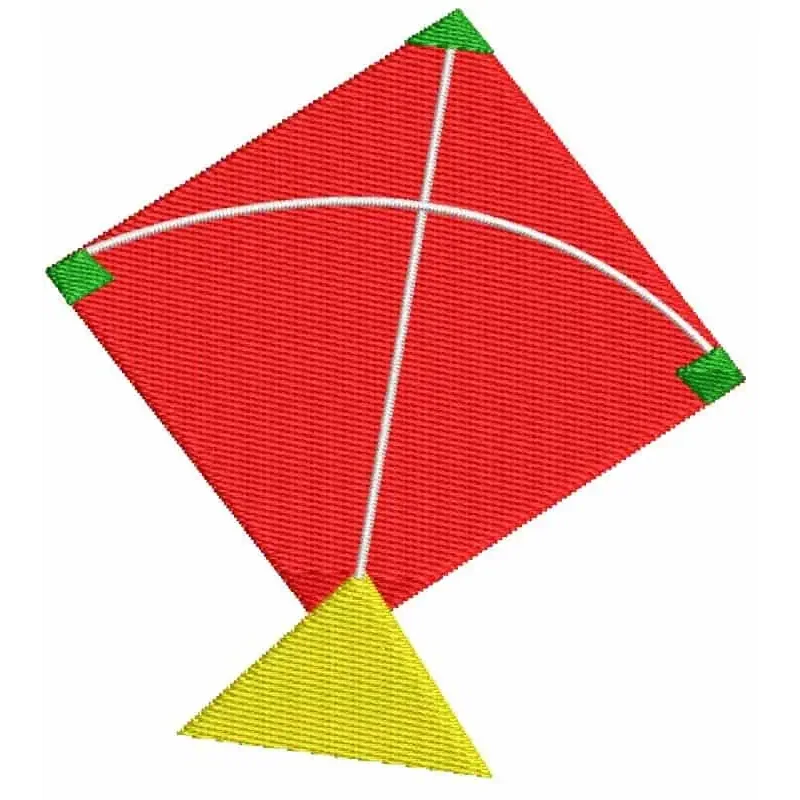Kite Embroidery Design Freebie