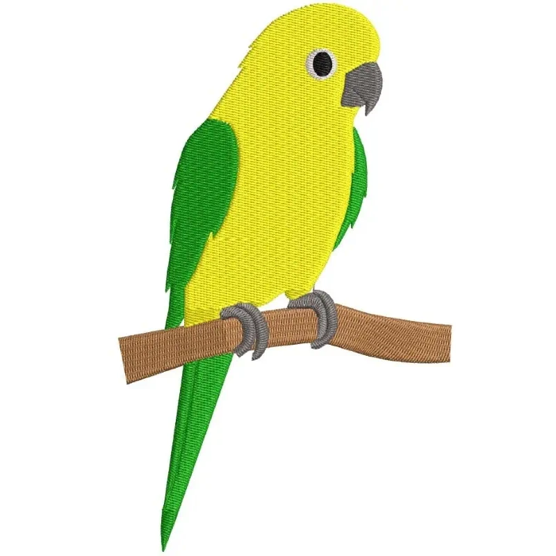 Parrot Embroidery Design