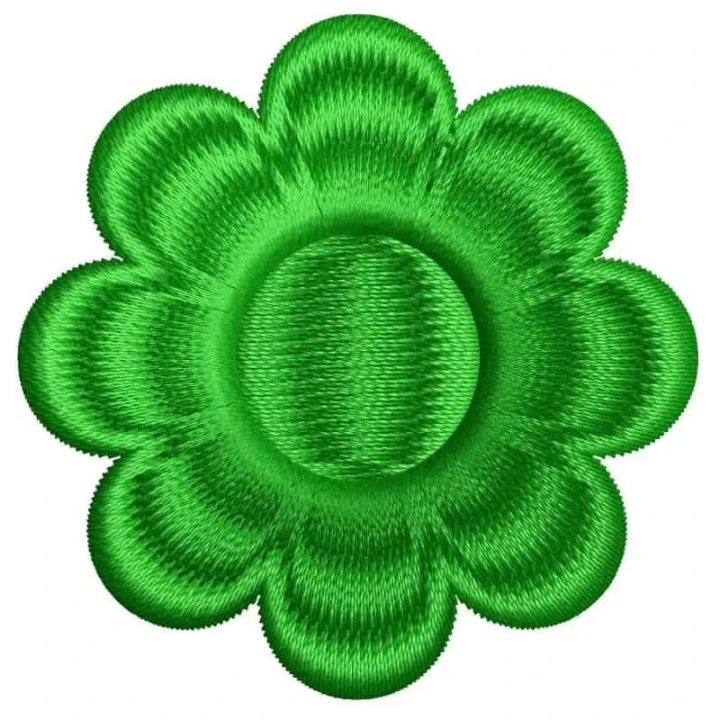 2x2 Embroidery Flower Freebie Design