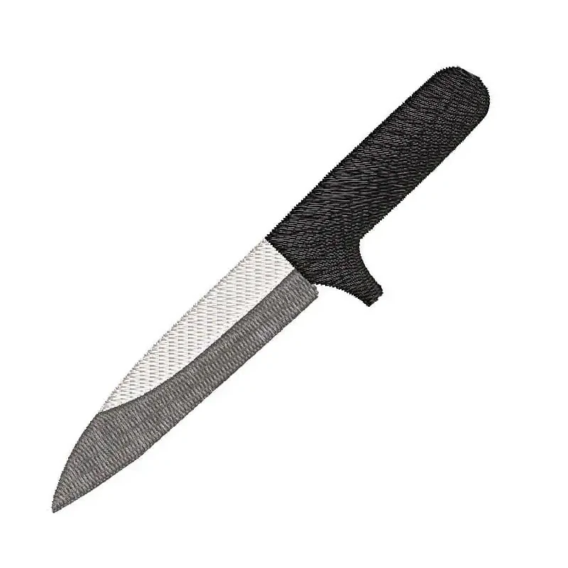 Knife Embroidery Design