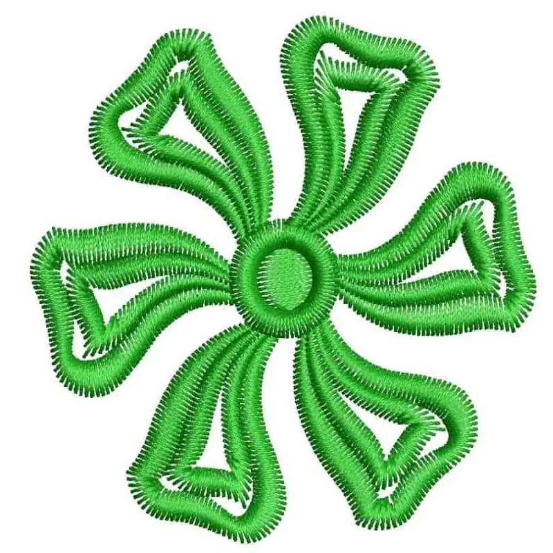 Funky Floral Indian Embroidery Design Freebie