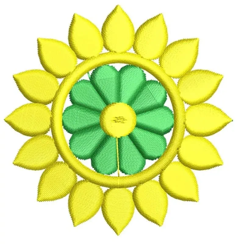 Free Indian Floral Embroidery Design