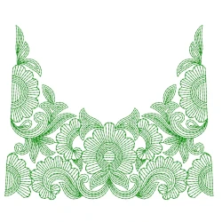 Floral Lineart Embroidery...