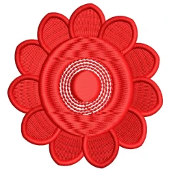 Red Floral Machine...