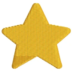 2x2 Star Embroidery Design