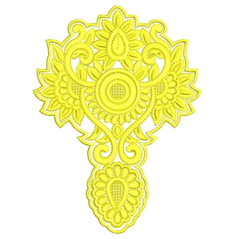 Large Butta Indian Embroidery Design