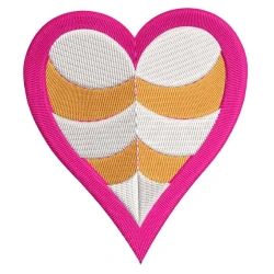Colorful Heart Embroidery...