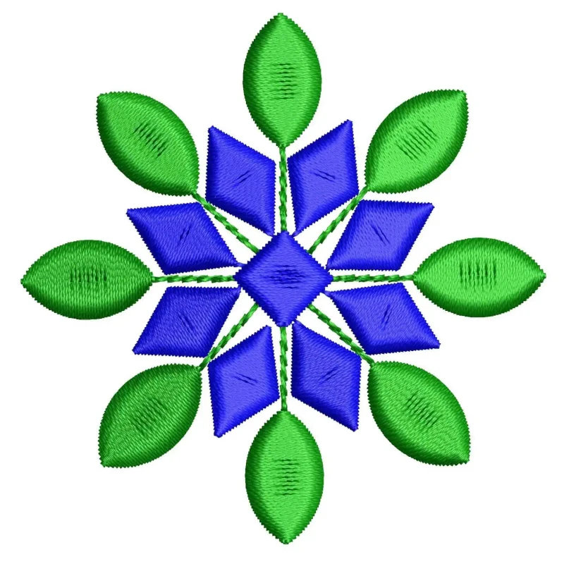 Floral Machine Embroidery Design Freebie