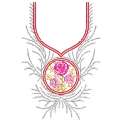 Flowers Large Neckline...