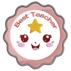 Best Teacher Embroidery...