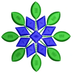 Geometric Floral Embroidery...