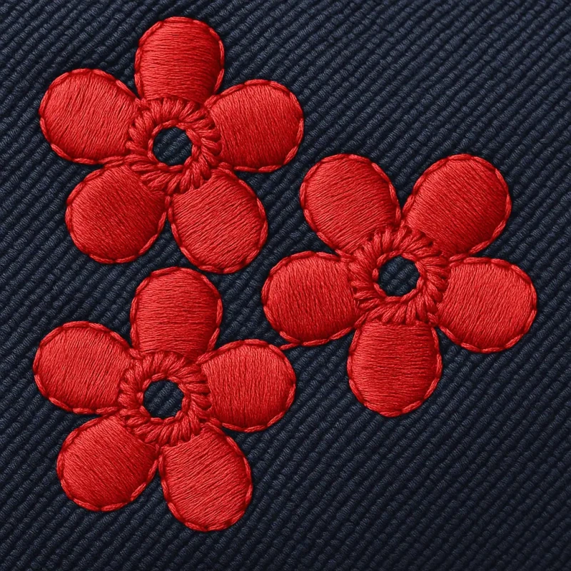 Three Flowers Embroidery Freebie Design