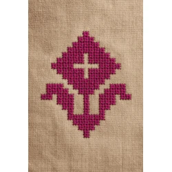 2×2 Cross Stitches Free Machine Embroidery Design