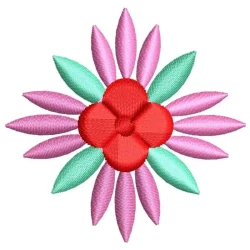 2x2 Colorful Flower Freebie