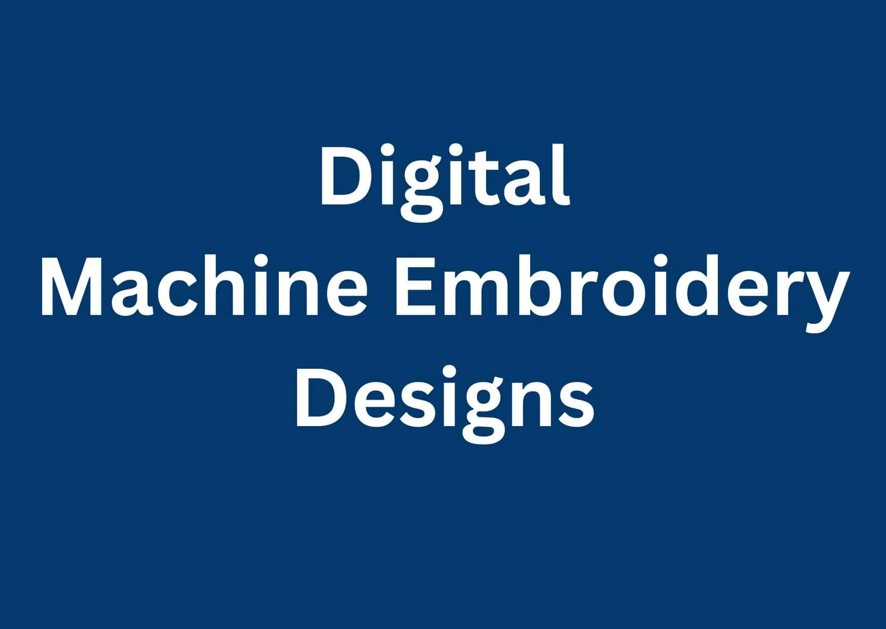 Beginner’s Guide to Digital Machine Embroidery Designs